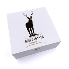 ukgiftstoreonline Personalised Best Dad Ever Keepsake Wooden Box