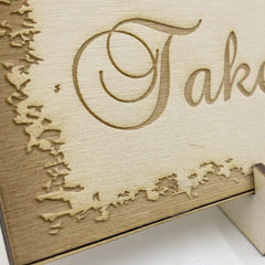 Wooden Wedding signs Plaques, Sweet Table Candy Bar Take a Treat - ukgiftstoreonline